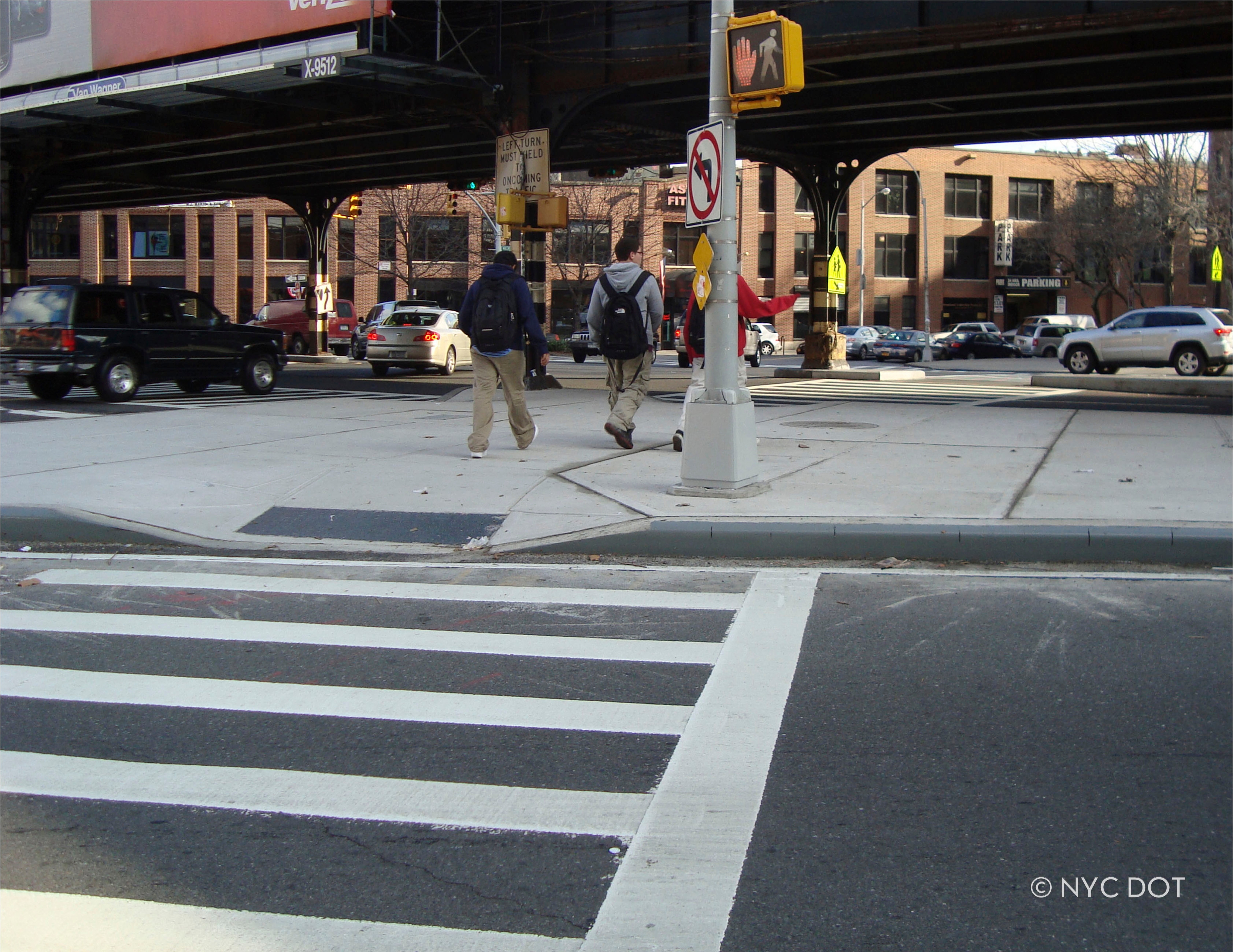 picture of steel faced concrete curb